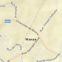 Wanze Street Map