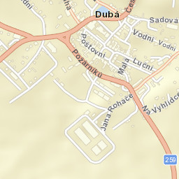 Dubá Street Map