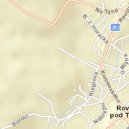 Rovensko pod Troskami Street Map