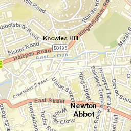 Newton Abbot Street Map