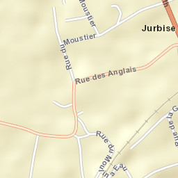 Jurbise Street Map