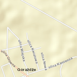 Górażdże Street Map