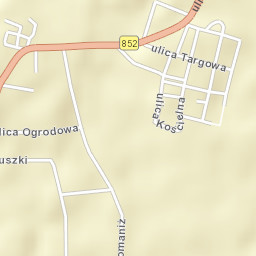 Łaszczów Street Map