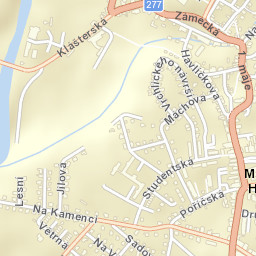 Mnichovo Hradiště Street Map