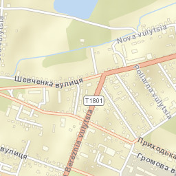 Zdolbuniv Street Map