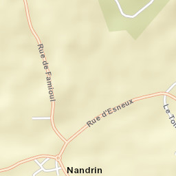 Nandrin Street Map