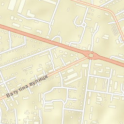 Mlyniv Street Map
