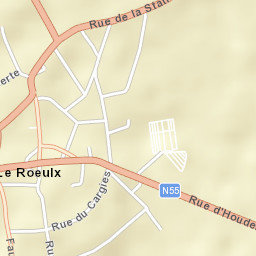 Roeulx Street Map