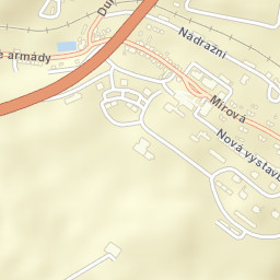 Obrnice Street Map