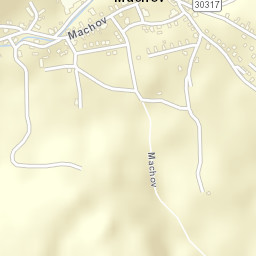 Machov Street Map