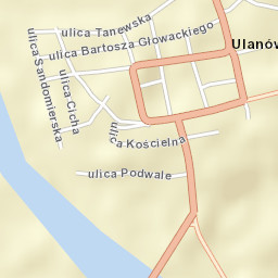 Ulanów Street Map
