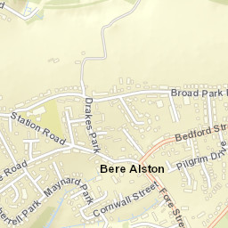 Bere Alston Street Map