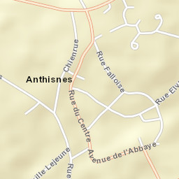 Anthisnes Street Map