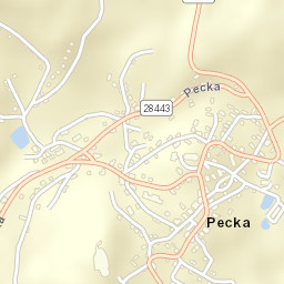 Pecka Street Map