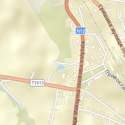 Trostyanets’ Street Map