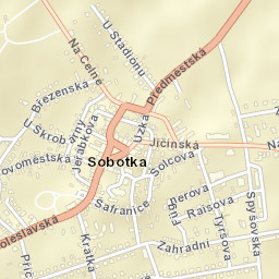 Sobotka Street Map