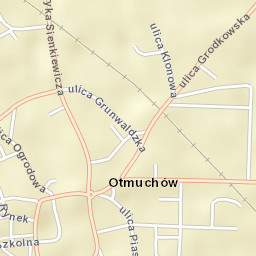 Otmuchów Street Map