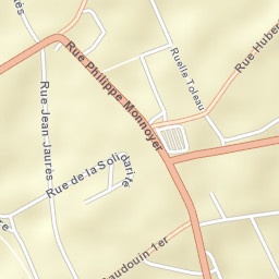 Courcelles Street Map