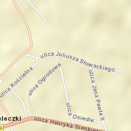 Strzeleczki Street Map