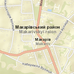 Makariv Street Map