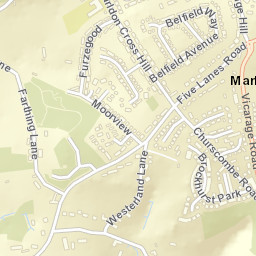 Marldon Street Map