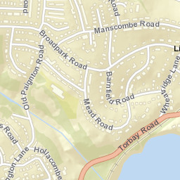 Borough of Torbay Street Map