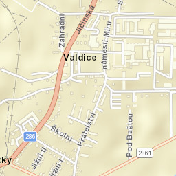 Valdice Street Map