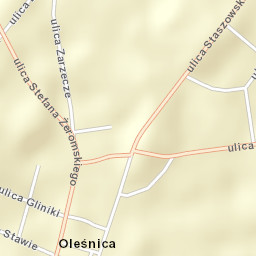 Oleśnica Street Map