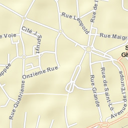 Saint-Ghislain Street Map