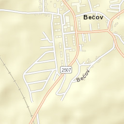 Bečov Street Map