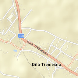 Bílá Třemešná Street Map