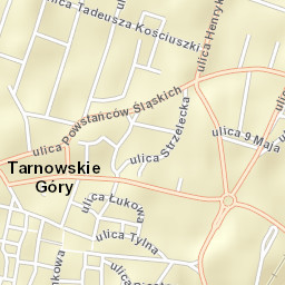 Tarnowskie Góry Street Map