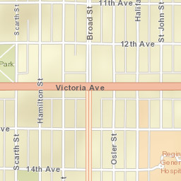 2018 12 Avenue, Regina, SK S4P 2B9 Street Map