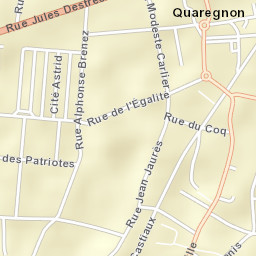 Quaregnon Street Map