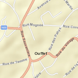 Ouffet Street Map
