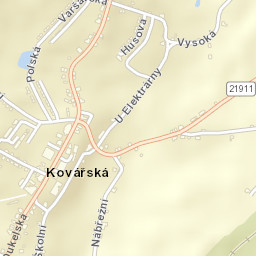 Kovářská Street Map