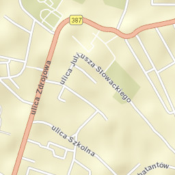 Kudowa-Zdrój Street Map