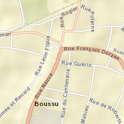 Boussu Street Map