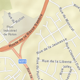 Farciennes Street Map