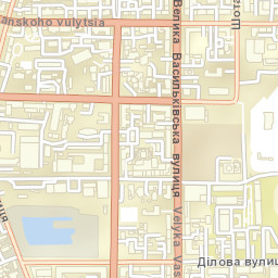 Shevchenkivs’kyy Rayon Street Map