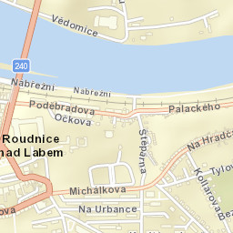 Roudnice nad Labem Street Map