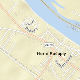 Horní Počaply Street Map