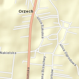Orzech Street Map