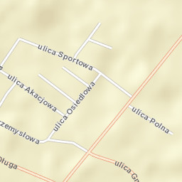 Księżpol Street Map