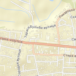 Dubno Street Map
