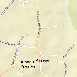 Aiseau Street Map