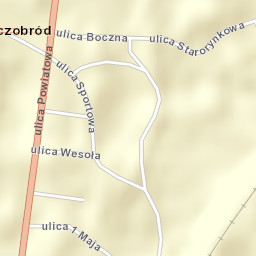 Chruszczobród Street Map