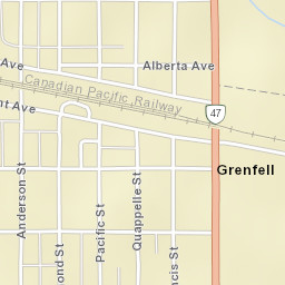 Anderson Street, Grenfell, SK S0G 2B0 Street Map