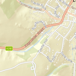 Lostwithiel Street Map