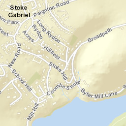 Stoke Gabriel Street Map